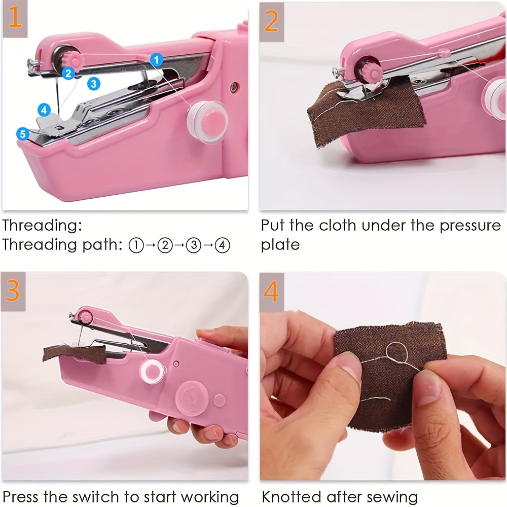 portable handheld sewing machine the perfect gift for mom cordless electric and mini details 1