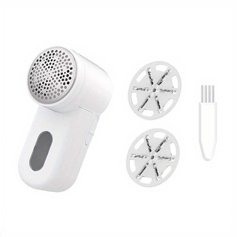 battery operated fabric shaver and lint remover sweater defuzzer for removing fuzz and pills from clothes furniture couch and blankets easy to use and portable details 2