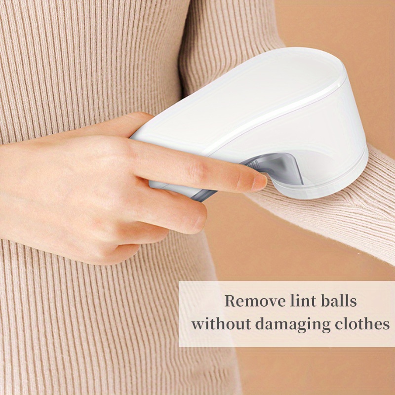 rechargeable portable electric lint remover usb fast charging high efficiency fabric shaver for clothing bedding plush toys sofa cushions car seat cushions and other fabric products details 5