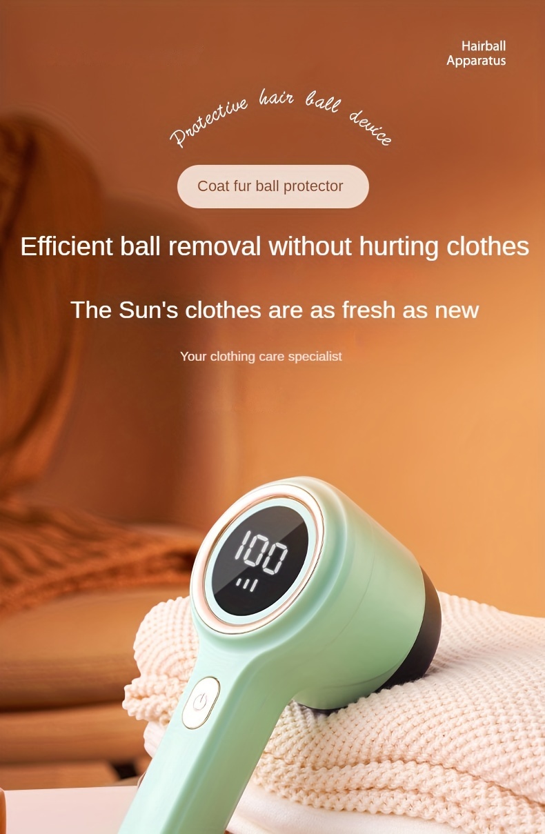 farewell poms and lint rechargeable portable electric lint remover fabric shaver rechargeable lint remover with 6 blades and static brush effectively and quickly remove lint from clothes sweaters couches blankets curtains wool cashmere details 0
