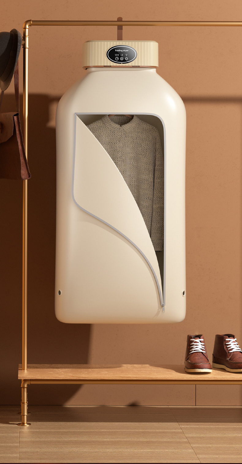 portable clothes dryer mini dryer machine with timing function equipped compact and convenient drying solution for apartment dorm rv quick and easy to use compact dryer machine with dryer bag for delicate garments underwear small clothes details 8