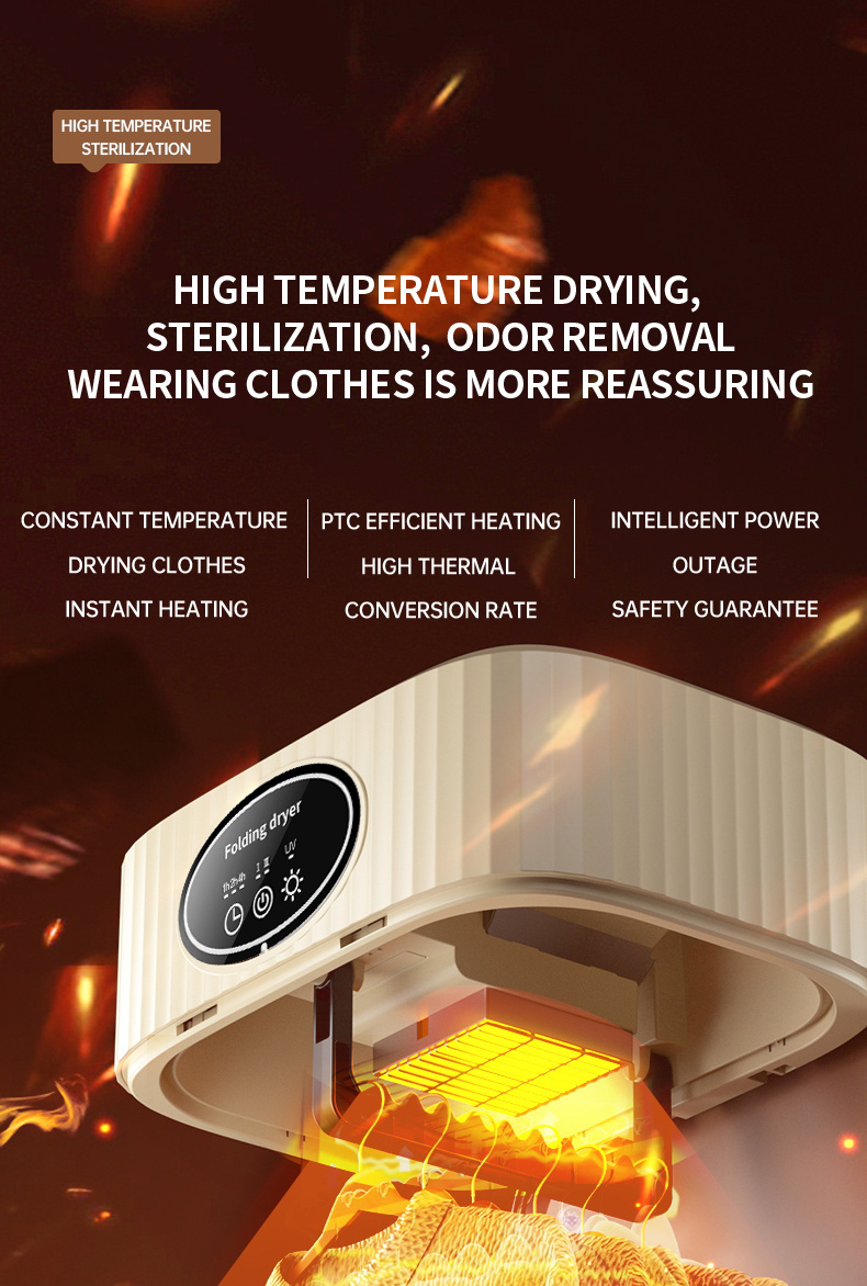portable clothes dryer mini dryer machine with timing function equipped compact and convenient drying solution for apartment dorm rv quick and easy to use compact dryer machine with dryer bag for delicate garments underwear small clothes details 9