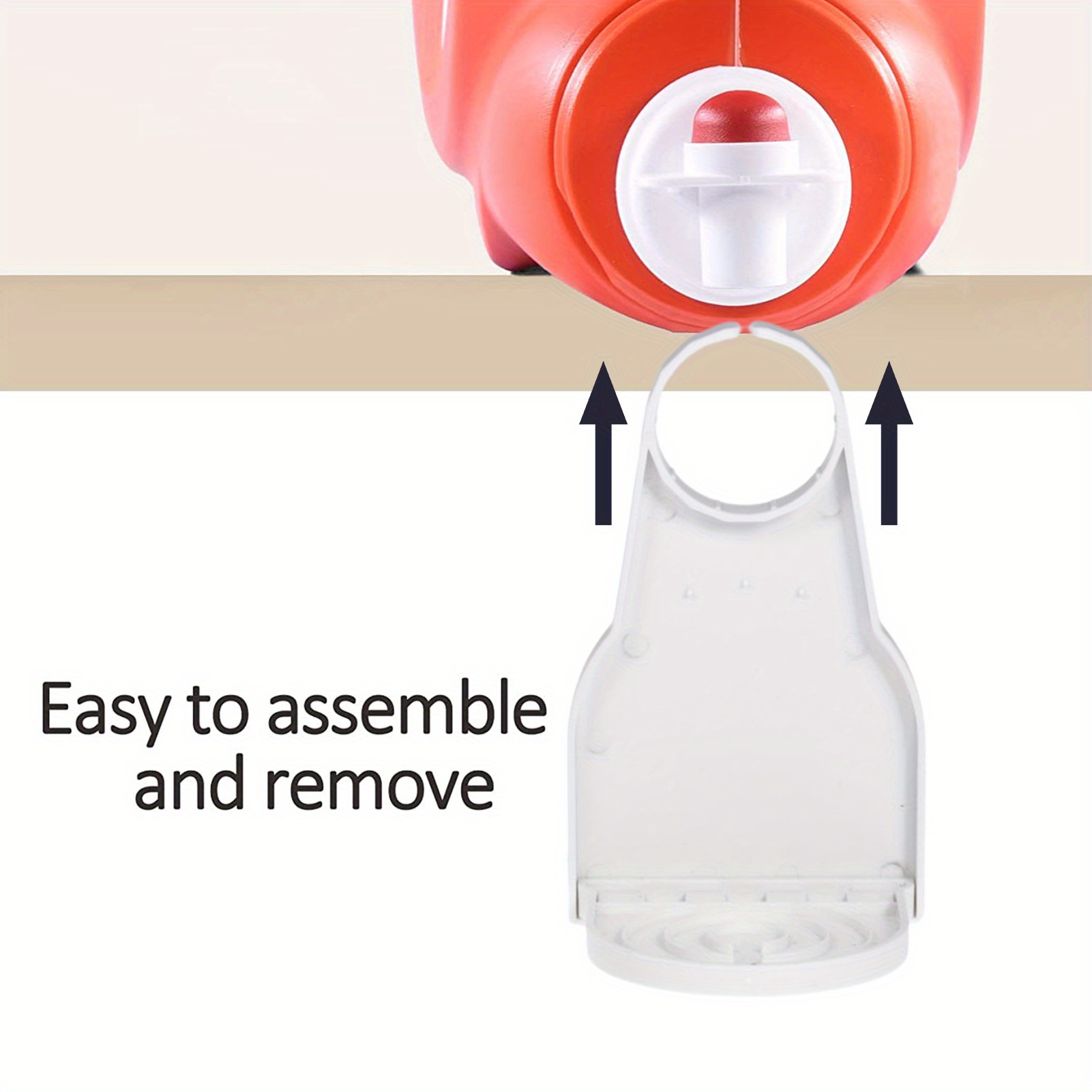 1pc drip catcher for laundry detergent bottles screw design holds firmly fits most economical sizes keeps washer dryer and floor clean details 1