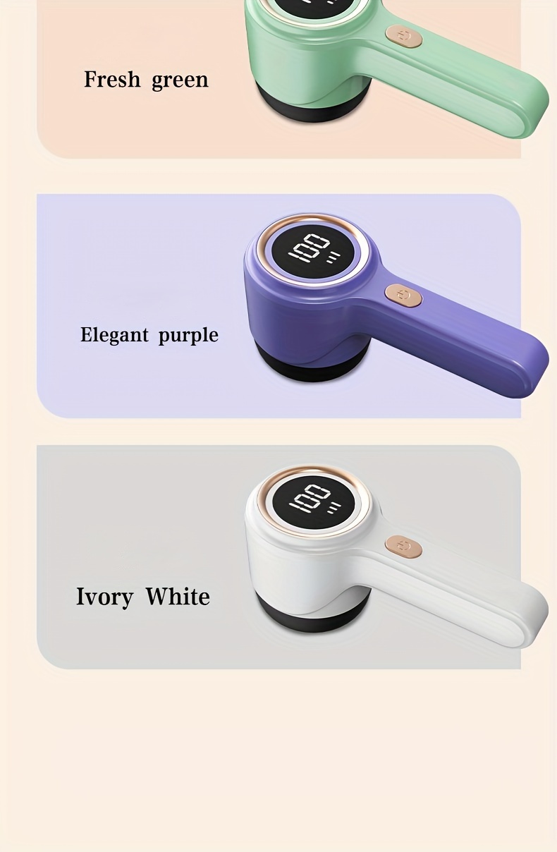 fuzz remover usb charging model led display power and gear convenient fabric shaver usb rechargeable lint remover effectively and quickly remove the shavings on clothes sweaters sofas blankets curtains wool cashmere details 19