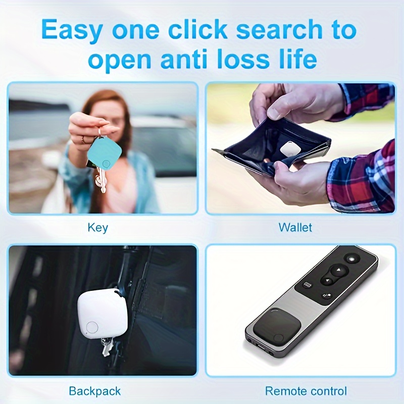 Smart Object Locator,Portable Wireless Tracker, Alarm Tracker, Wallet Mobile Phone Anti-lost Device, Pet Dog And Cat Locator Waterproof Anti-lost Tracking Tool, Intelligent Anti-lost Real-time Tracking Mini Locator, Built-in Replaceable Button Battery,Teenage Stuff,birthday And Christmas Gift,Teenage Gift details 3
