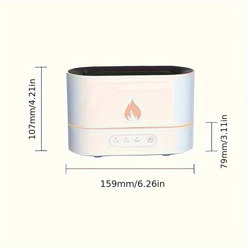 crystal salt stone colorful atmosphere lamp flame aromatherapy machine volcano 3d simulation flame humidifier home essential oil aromatherapy details 6