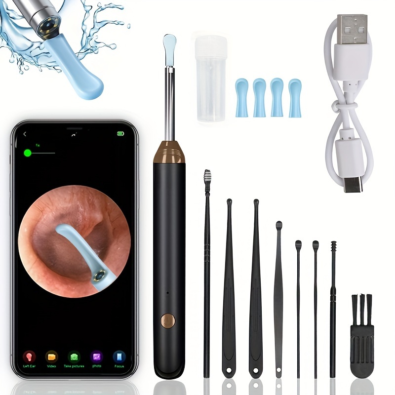 High Definition And Visible Rarwax Removal Kit With 4 Earbuds And 8 Earwax Removal Kits, As A Gift To Your Best Friend details 1