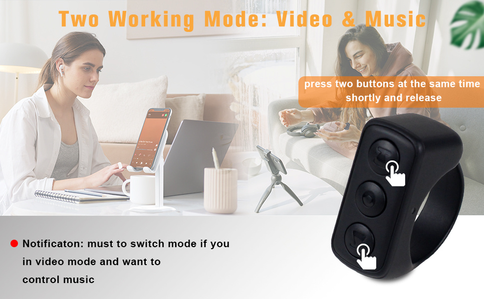 remote control remote control for cell phone wireless camera video recording remote scrolling ring for iphone android ipad camera remote shutter selfie button controller for photos videos chargeable remote for lazy lying down control cell phones details 1