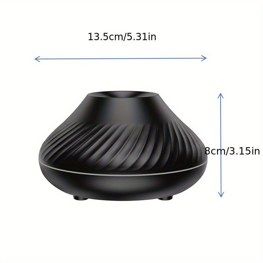 new flame light aromatherapy humidifier ultrasonic spray fragrance replenishment expansion fragrance machine essential oil humidifier aromatherapy machine candle 7 color atmosphere light details 3