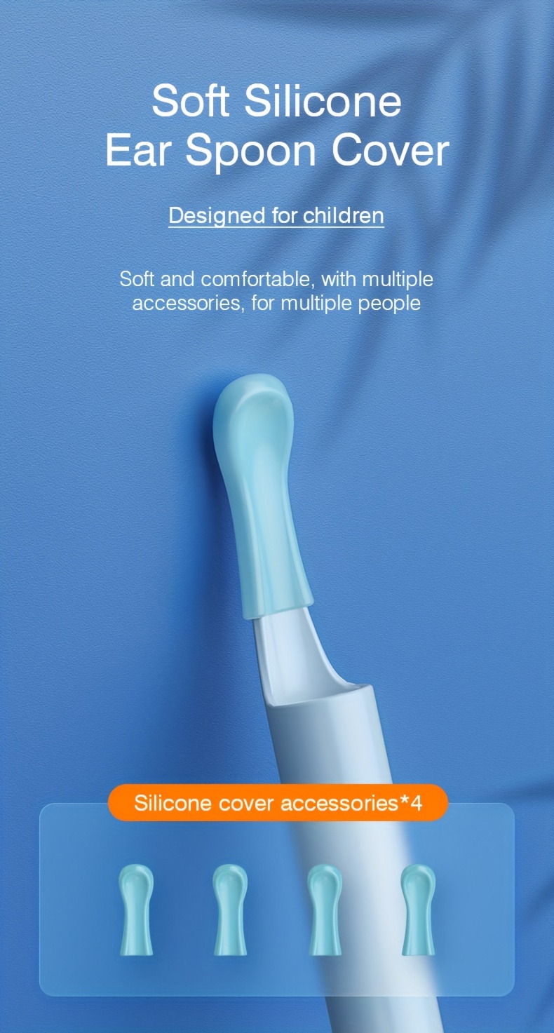 ear wax removal waterproof ear wax cleaner with camera 6 led lights wifi ear cleaning kit otoscope with light compatible with iphone ipad android smartphones details 7